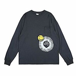 cpfm.xyz smile plant t shirt gray Lightinthebox