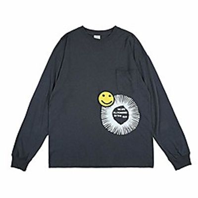 cpfm.xyz smile plant t shirt gray Lightinthebox
