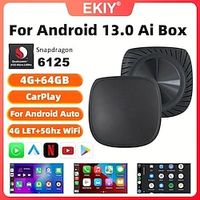 Mini CarPlay Ai Box Android 11 TV Box Wireless CarPlay Android Auto QCM 6125 4G LTE Wifi Method Play Store Streaming Box For Car Lightinthebox - thumbnail