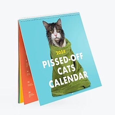 2024 Pissed-Off Cats Calendar, Gallery Calendar 2024, 2024 Fun Cats Calendar, Wall Monthly Planner, Creative Planning Calendar, Student Desktop Decoration To-do List Portable Monthly Calendar miniinthebox 2024 Pissed-Off Cats Calendar, Gallery Calendar 2024, 2024 Fun Cats Calendar, Wall Monthly Planner, Creative Planning Calendar, Student Desktop Decoration To-do List Portable Monthly Calendar miniinthebox
