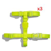 Zee.Dog Neopro Lime H-Harness Medium (Pack Of 3)