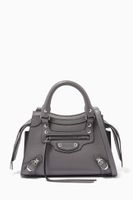 Neo Classic Mini Top Handle Bag in Grained Calfskin - thumbnail