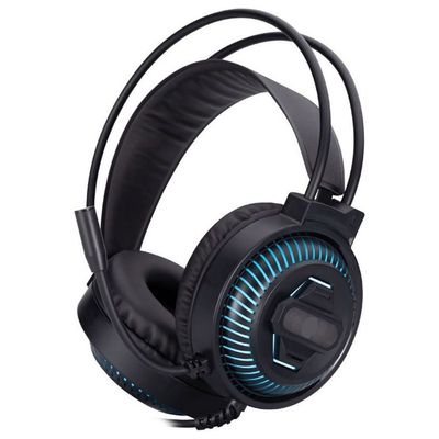 HP USB 2.0 headphone With LED Black -DHE-8001U