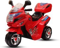 Ride on Megastar 6v Stomper MotoTrike With Carry Box For Young Riders - Red (UAE Delivery Only)