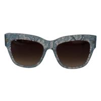 Dolce Gabbana Elegant Lace Detail Blue Sunglasses (GLA1192)