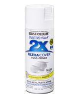 RustOleum PT 2X Ultra Cover Gloss White 12Oz RustOleum PT 2X Ultra Cover Gloss White 12Oz