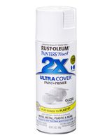 RustOleum PT 2X Ultra Cover Gloss White 12Oz - thumbnail