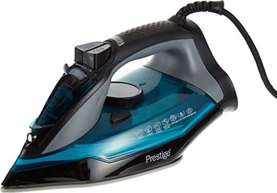 Prestige Ceramic Sole Plate Steam Iron, 2600 Watts, Multicolour, PR81510