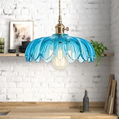 LED Pendant Light Modern Bedside Light Metal Glass Dining Room Bar Metal Electroplated Cord Adjustable 110-240V Lightinthebox