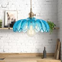 LED Pendant Light Modern Bedside Light Metal Glass Dining Room Bar Metal Electroplated Cord Adjustable 110-240V Lightinthebox - thumbnail