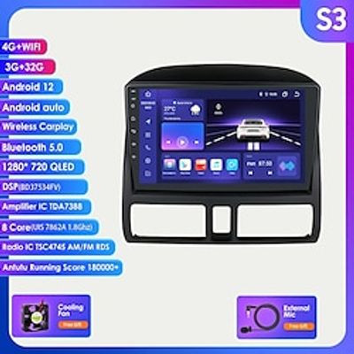 For Honda CR-V CRV 2002 - 2006 Android 12 Car Radio Multimedia Player OLED Screen Navigation GPS CarPlay Stereo 2 DIN Lightinthebox