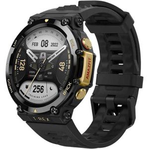 Amazfit T Rex 2 Smart Watch Black Gold