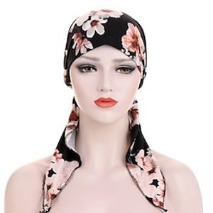 Muslim Turban Hijab Cap Beaded Pearl Hejab One Piece Islamic Head Double Layer Scarves Shawl Wrap for Women For Ramadan miniinthebox