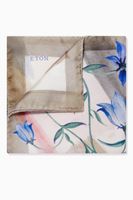 Bluebell Print Pocket Square in Silk