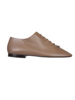 Brown Leather Lace-Up Shoes - thumbnail