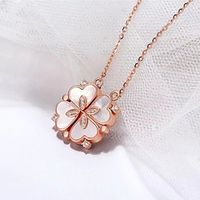 Pendant Necklace Shell Women's Cute Romantic Classic Clover Cute irregular Necklace For Party Daily Lightinthebox