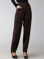 Pure Color High Waist Pants For Women