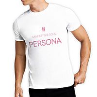 Men's Unisex Tee T shirt Hot Stamping Graphic Prints Letter Plus Size Print Short Sleeve Casual Tops Cotton Basic Fashion Designer Big and Tall White Lightinthebox - thumbnail