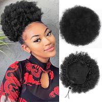 Puff Drawstring Ponytail, Short Synthetic Kinky Curly Bun Hair Extensions, Updo Hairpieces for Black Women Girls Lightinthebox