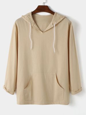 Men Fall Thin Big Pocket Long Sleeve Causal Hoodie Men Fall Thin Big Pocket Long Sleeve Causal Hoodie