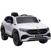 Megastar¬†Licensed Mercedes Benz Eqa Electric Toy Car Ride Battery Operated Car, White - eqa652EL-white (UAE Delivery Only)