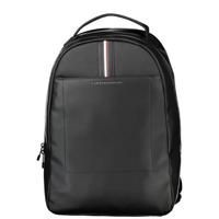Tommy Hilfiger Black Polyethylene Backpack (TO-26093)