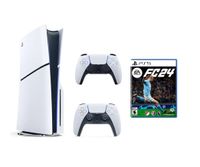 Sony PlayStation 5 Console Disc Slim 1TB (International Edition) with extra controller and EA Sports FC 24