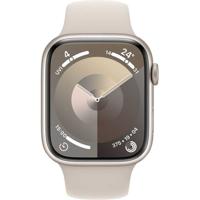 Apple Watch Series 9 GPS 45mm, Starlight, Aluminum Case, with Starlight Sport Band