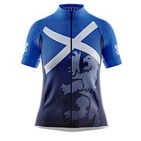 21Grams Women's Short Sleeve Cycling Jersey Summer Spandex Polyester Blue Gradient Animal Bike Jersey Top Mountain Bike MTB Road Bike Cycling Quick Dry Moisture Wicking Breathable Sports Clothing Lightinthebox - thumbnail