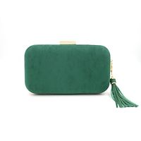 Women's Evening Bag Alloy Party Tassel Anti-Dust Solid Color Green Lightinthebox
