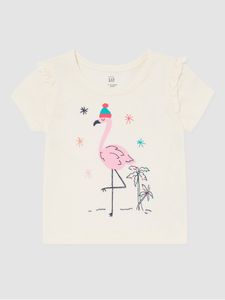 ToddlerGap Graphic Front Ruffle-Trim T-Shirt