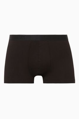 Black Stretch-Cotton Jack Boxer Briefs Black Stretch-Cotton Jack Boxer Briefs