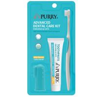 Purry Advanced Dental Care Kit For Dogs And Cats Milk Flavor - 3 Piece Set