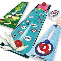 Board Game Curling Ball Sports Indoor Leisure Parent-child Interaction Game Bowling Football Children's Tabletop Game Toys Lightinthebox - thumbnail