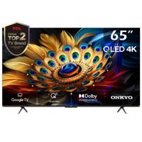 TCL 65-inchC655 QLED PRO TV | AiPQ PRO Processor | T-SCREEN PRO | ONKYO 2.1 CH | 144Hz VRR | Dolby Vision & Atmos | HDR10+ | Eye Care | 32GB Storag...