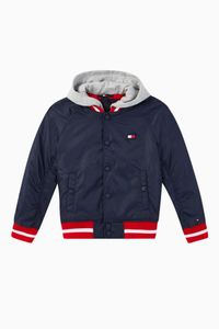 Logo Padded Hooded Bomber Jacket Logo Padded Hooded Bomber Jacket