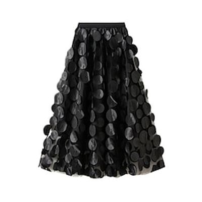 Women's Skirt Long Skirt Midi Dots Pattern Sapphire Black White Light Green Skirts Winter Ruched Fashion Casual Street Holiday One-Size Lightinthebox Women's Skirt Long Skirt Midi Dots Pattern Sapphire Black White Light Green Skirts Winter Ruched Fashion Casual Street Holiday One-Size Lightinthebox