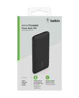 Belkin Boost Charge 10K Power Bank 15W USB-C Dual 12W USB-A Black