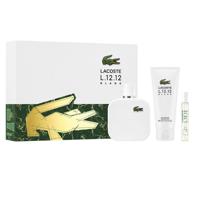 Lacoste L.12.12 Blanc 3Pcs (M) 100Ml Edt + 7.5Ml Edt + 100Ml Sg Set