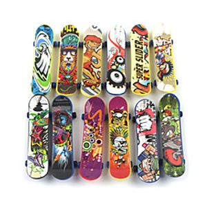 12 pcs Finger skateboards Mini fingerboards Finger Toys Plastic Professional Office Desk Toys Cool Kid's Teen Unisex Party Favors  for Kid's Gifts miniinthebox