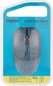 RAPOO M200 PLUS MOUSE SILENT MULTIMODE - BLUE, 18696