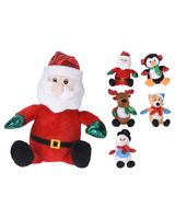 Homesmiths Christmas 20cm Figures Plush Assorted 1 Piece