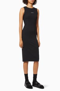 Rib-knit Bodycon Dress