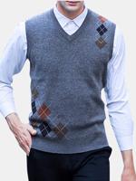 100%Wool Sleeveless Casual Sweater