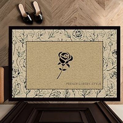 Household Anti Skid Cuttable Pvc Moss Plant Door Mat Entrance Silk Ring Washable Carpet Home Car Foot Mat miniinthebox