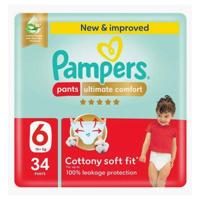 Pampers Ultimate Comfort Pants Diapers, Size 6, 34's