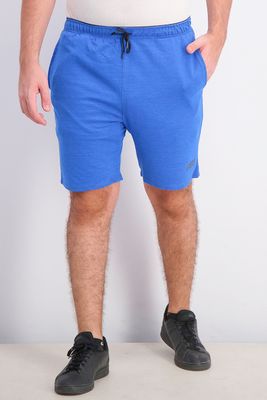 Mens Pull-On Drawstring Short  Imperial Blue Melage