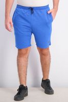 Mens Pull-On Drawstring Short  Imperial Blue Melage - thumbnail