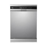 Midea Smart Freestanding Dishwasher, 14 Place Settings, 8 Programs, Wi-Fi, Delay Start & Half Load Function, Silent & High Energy Efficient, Rapid Wash, Child Lock, Self Cleaning Silver WQP14-W7633CS