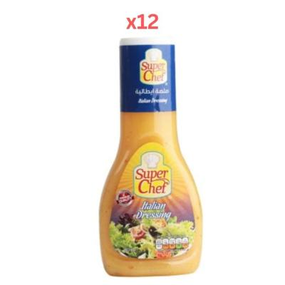 Super Chef Dressing Italian Pet 267Ml (Pack Of 12)